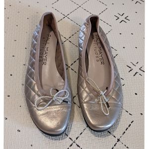 Paul Mayer Attitude quilted cap toe flat